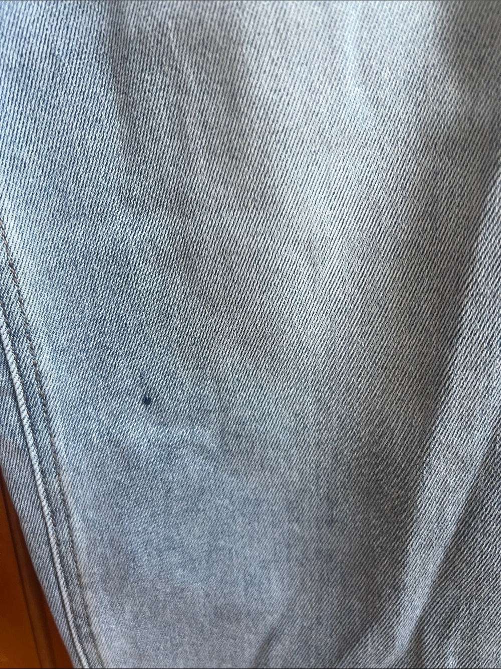 risen Light Blue Wide-Leg Jeans with White Side Stripe 3/26 - Picture 11 of 11